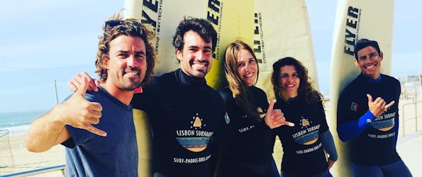 5-day surf lessons package in Carcavelos
